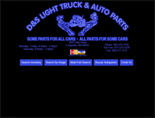 Tablet Screenshot of dandslighttruck.com